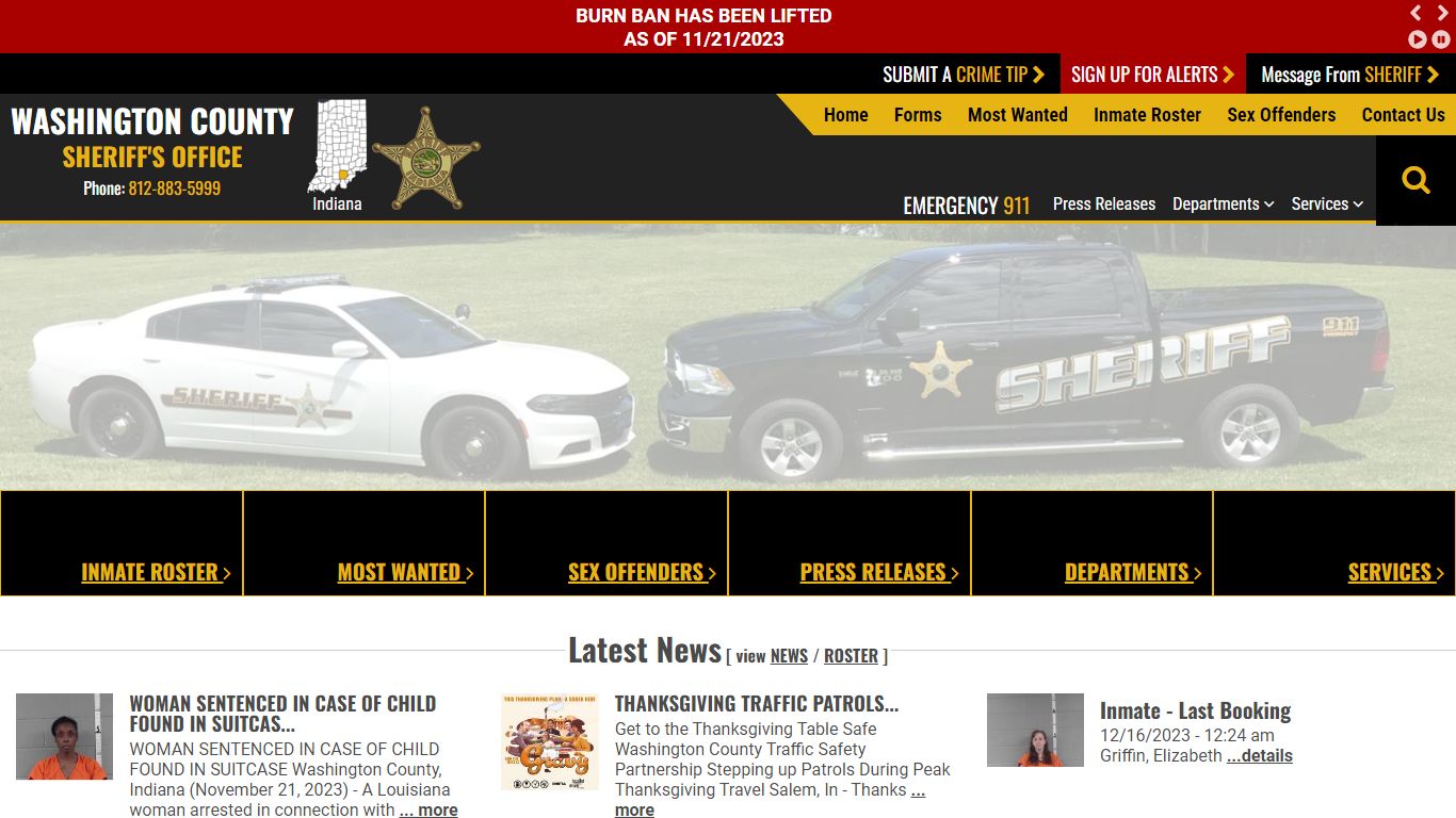 Washington County IN Sheriff